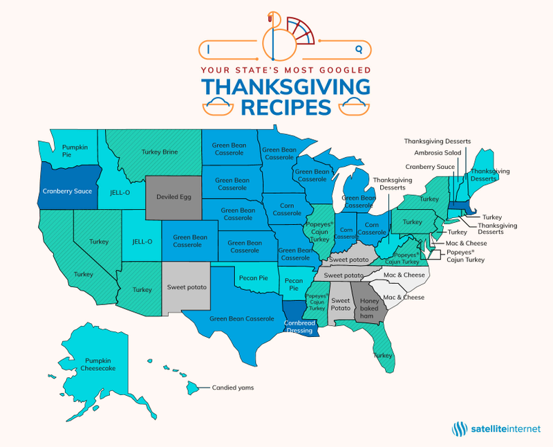Illustration for article titled What’s the most-Googled Thanksgiving recipe in your state?